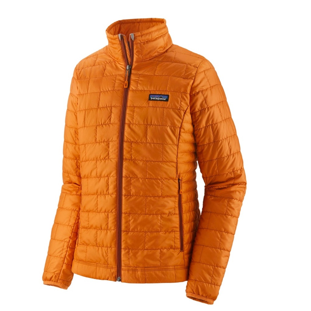 Patagonia Orange Quilted Jacket